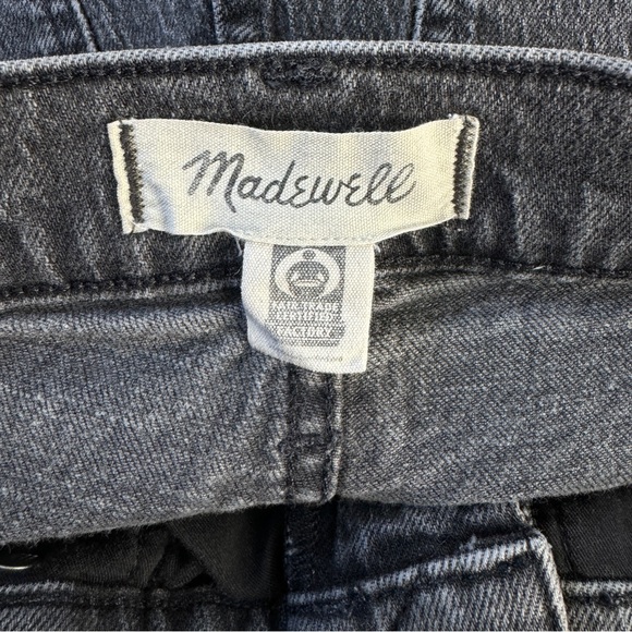 Madewell Perfect Vintage Straight Jeans Womens 25 High Rise Raw Hem Lunar Wash - Picture 7 of 13